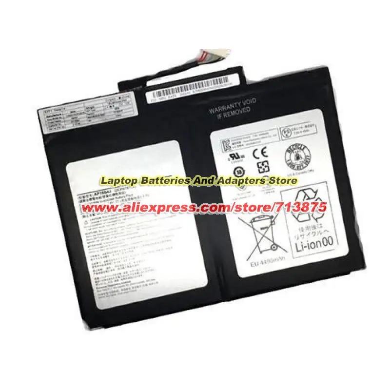 Genuine AP16B4J Battery KT.00204.003 for Acer Aspire Switch Alpha 12 SA5-27 Tablet SA5-271 Laptop Battery 7.6V 4870mAh 37WH