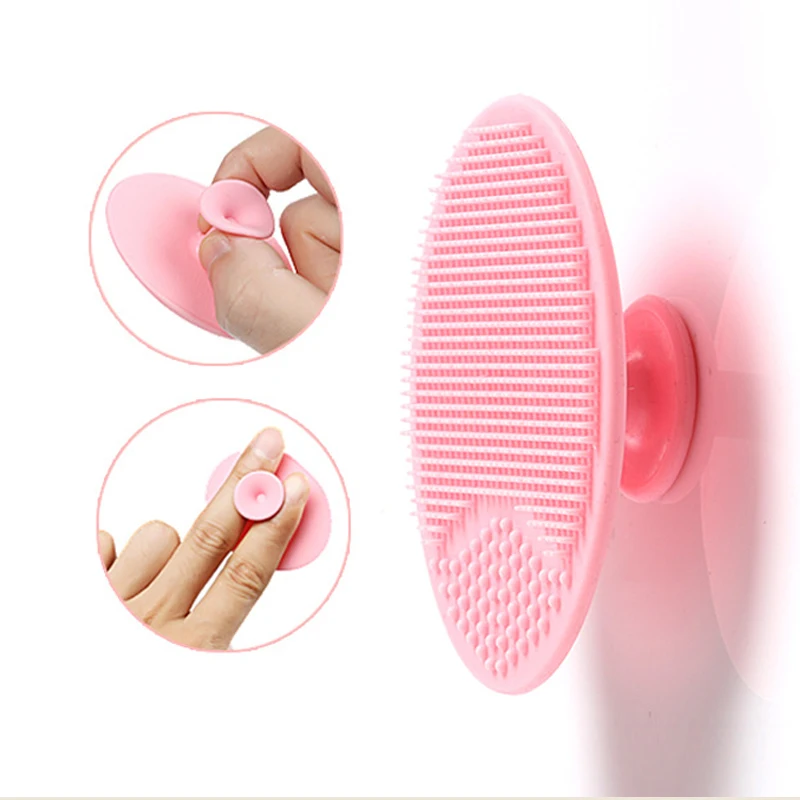 2Pcs Newborn Baby Hair Silicone Shampoo Brush Boys Kid Shower Brush Head Hair Massage Brushes Wipe Baby Infant Care Accessories