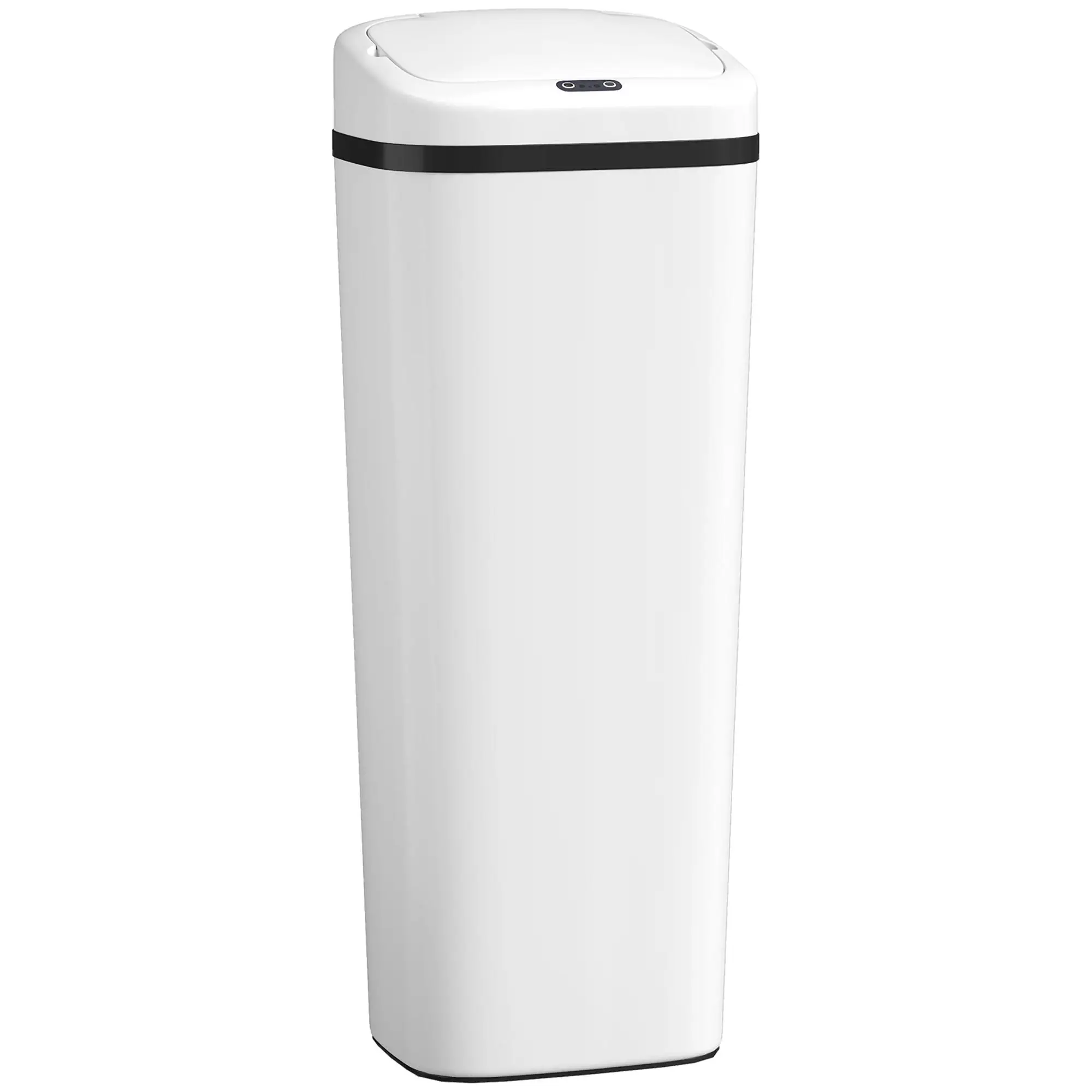 Contenedor de acero inoxidable para baño de 20L, blanco, sin perforaciones, para garaje, cocina, lavavajillas, resistente y que ahorra espacio con diseño robusto