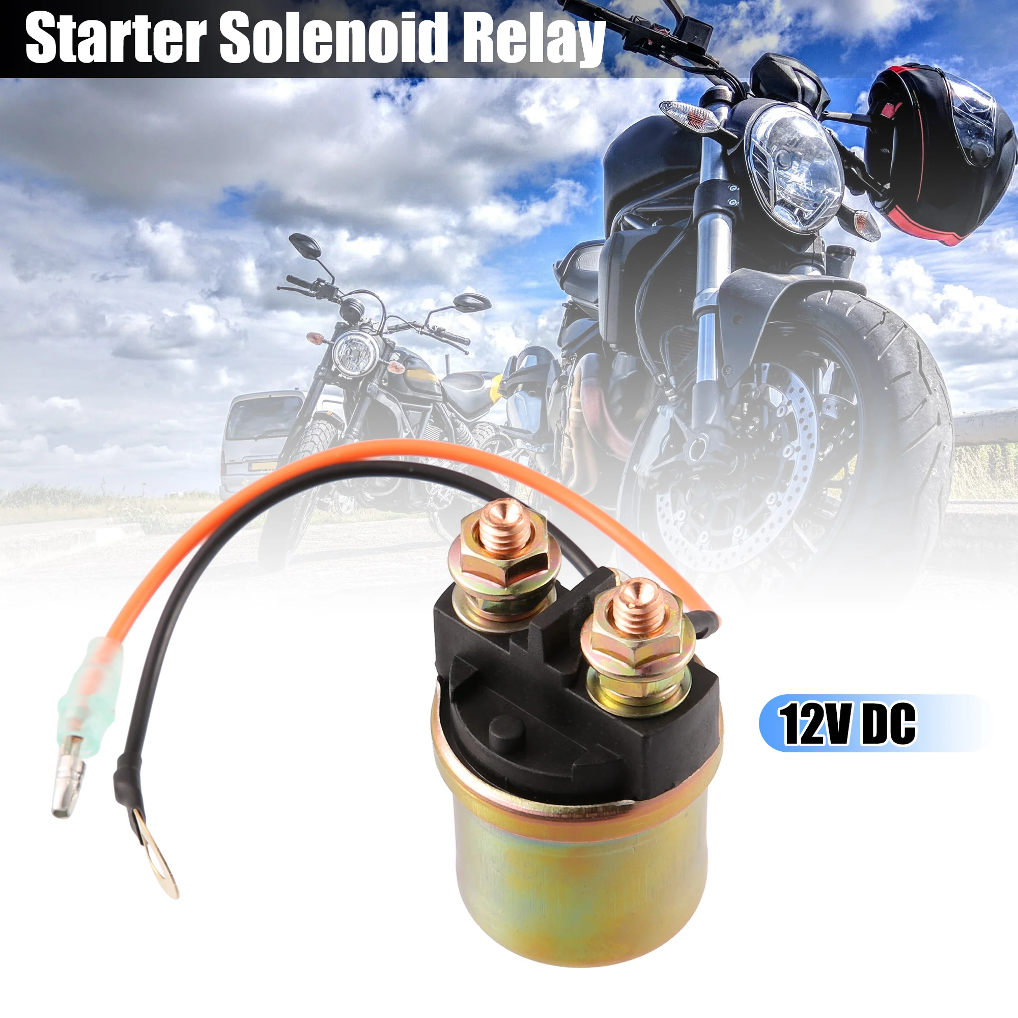 Motoforti Motorcycle Starter Solenoid Relay Replacement Fits for Yamaha Wave Runner VXR WRB650 650cc 1994 1995