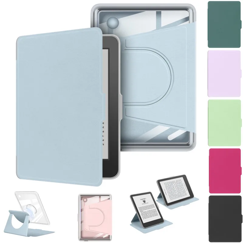 

Magnetic Separation Stand Cover for Tolino Shine Color 2024 / Shine 5 2024 Shine4 2022 6" Ebook Transparent Acrylic Back Case