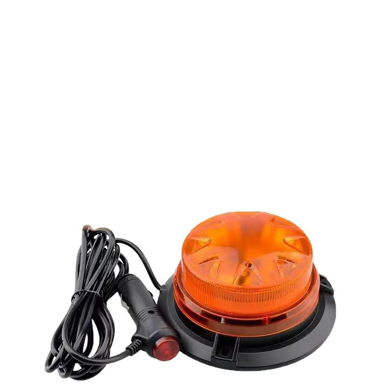 차량 및 자동차용 자석식 루프 스트로브 라이트 12V 24V 자동차 경고등 LED 회전 플래시 자동차 업그레이드 장식 액세서리