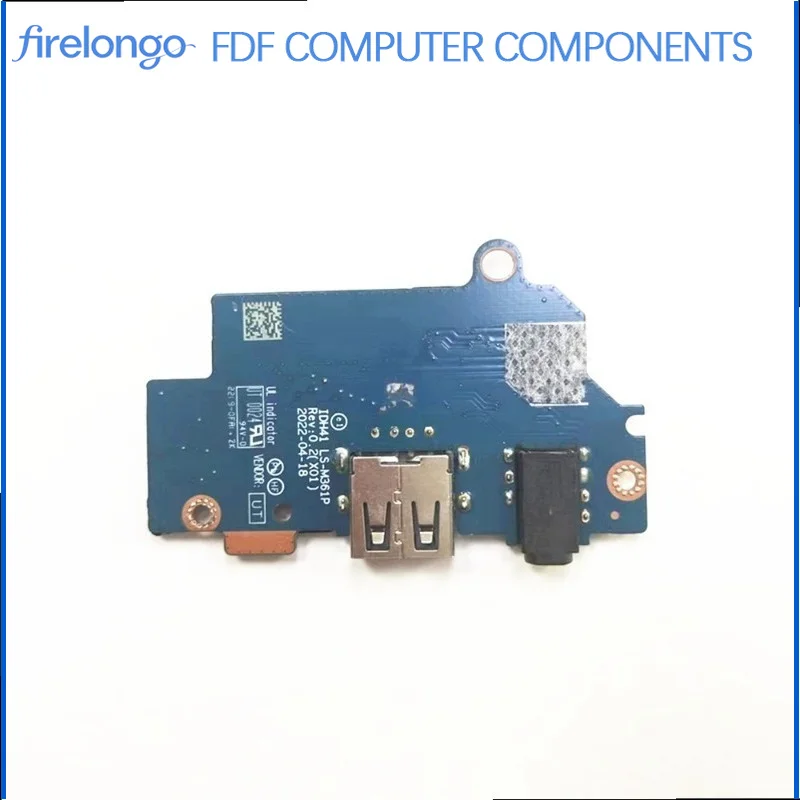 Original for Dell Inspiron 14 3420 IDH41 Audio Jack USB Board LS-M361P Replacement Part