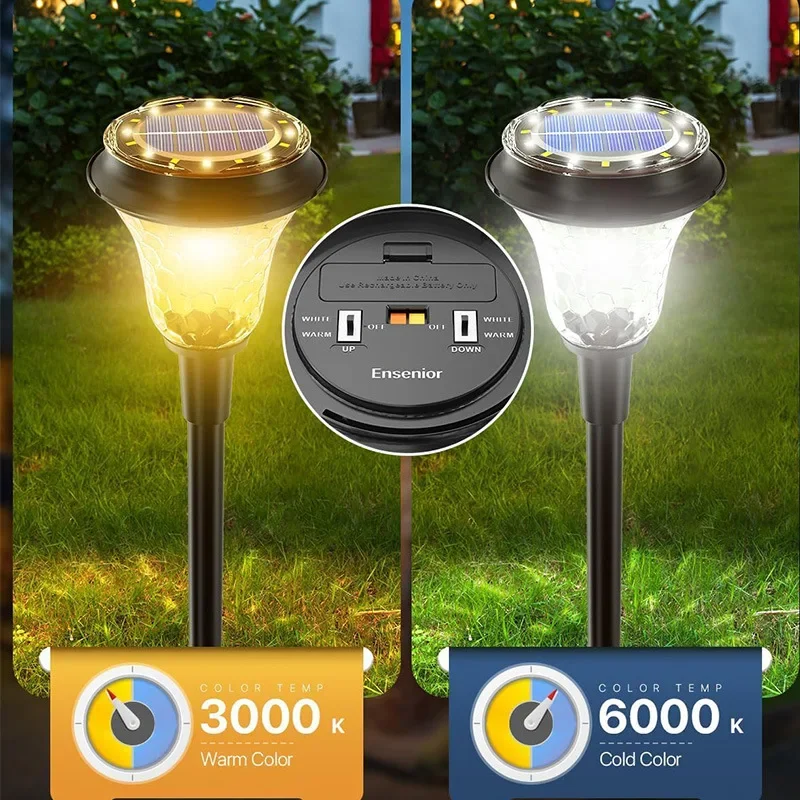 

Solar Outdoor Lights Courtyard Waterproof Villas Garden Atmosphere Decoration Floor Mounted Lights Lawn Lights Arrangement