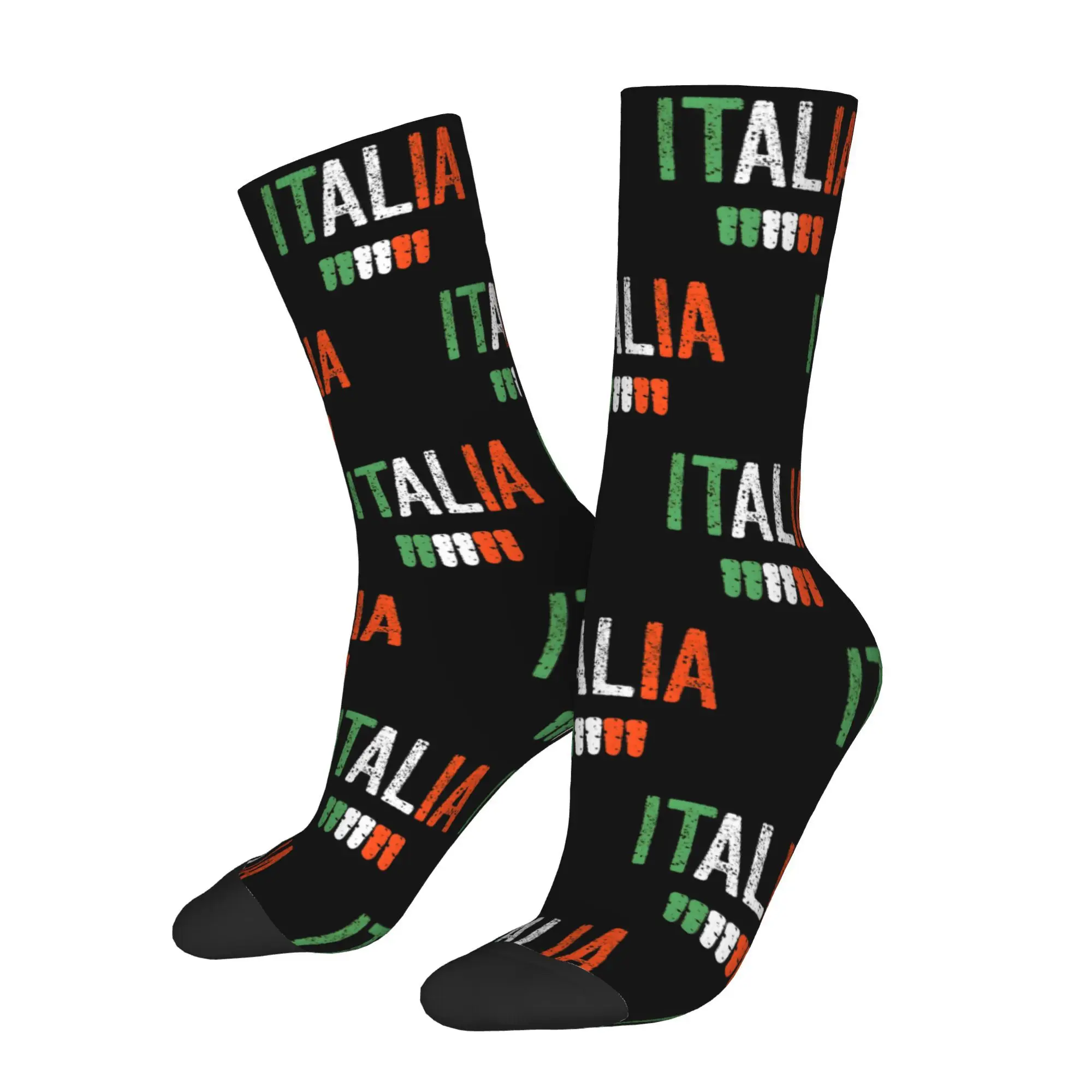 

Funny Happy Men's Socks Italy Vintage Harajuku Hip Hop Seamless Crew Sock Gift Pattern Printed