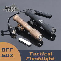 WADSN M300 M600 M300A M600C Tactical Flashlight 400lm/600lm White LED Light Fit 20mm Rail Hunting Weapon Airsoft Accessories