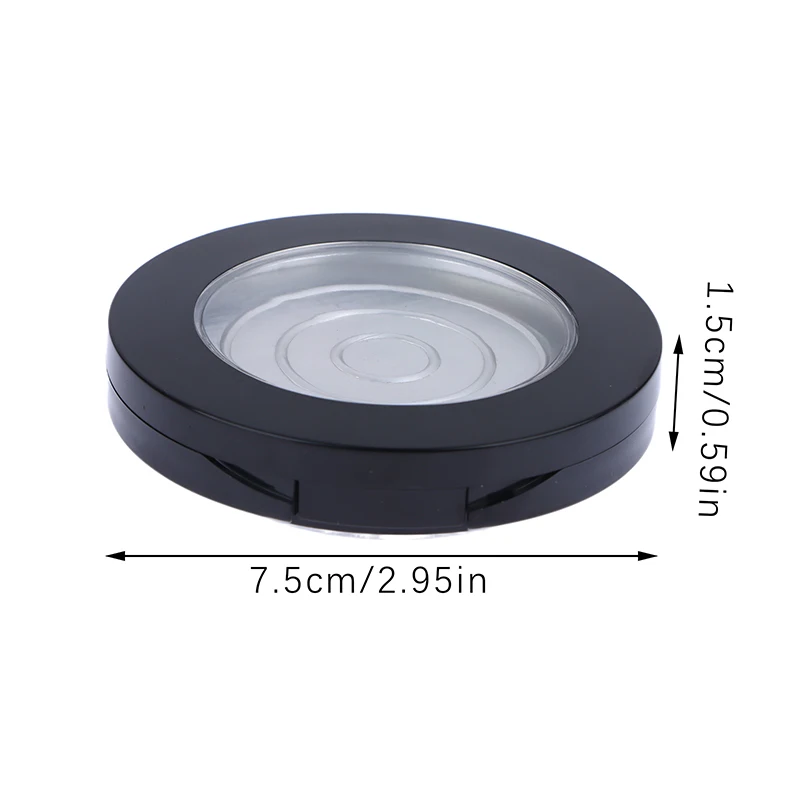 Circular Cosmetic Case Double-layer Air Cushion Empty Box With Mirror Rouge Eye Shadow Empty Box Makeup Travel Accessories