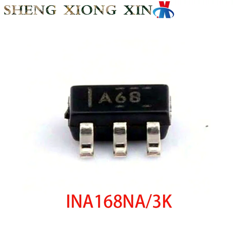 5pcs/lot 100% NEW INA168NA/3K SOT-23-5 Current & Power Monitors & Regulators INA168NA A68 Integrated Circuit