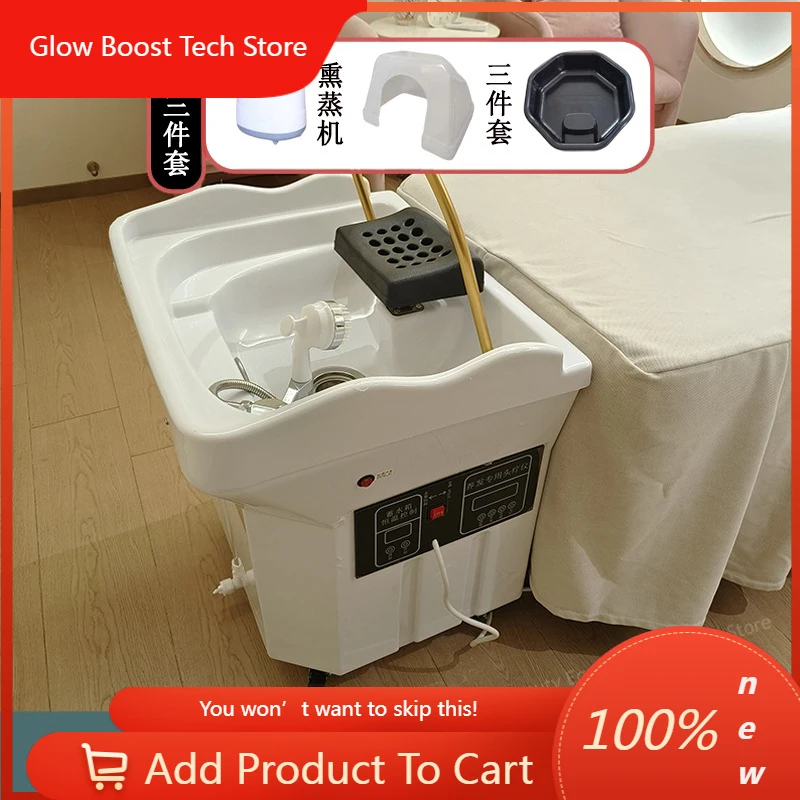 

GBWater Circulation Шампунь Стул Раковина Портативный Стилист Голова Спа Умывальник Для Волос Стул Move Shampouineuse Салон Мебель MQ50SC