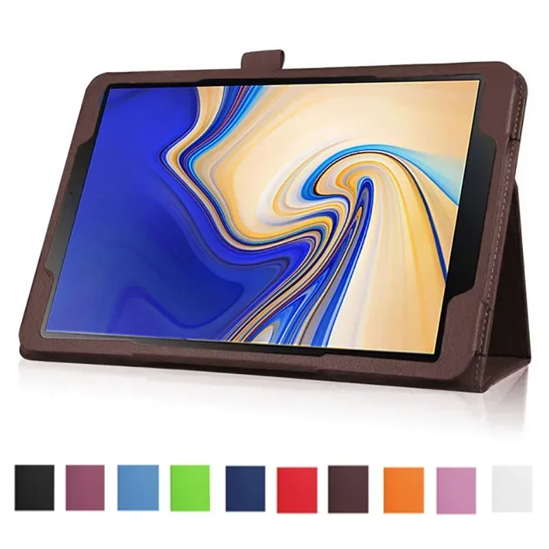 For Samsung Galaxy Tab S4 2018 10.5 Inch Case Flip PU Leather Ultrathin Protective for Samsung SM-T830 SM-T835 Stand Cover Case