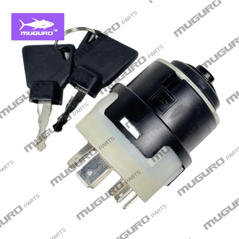 Ignition Switch 701/80184 701-80184 70180184 for W/ 2 Keys Backhoe Loader