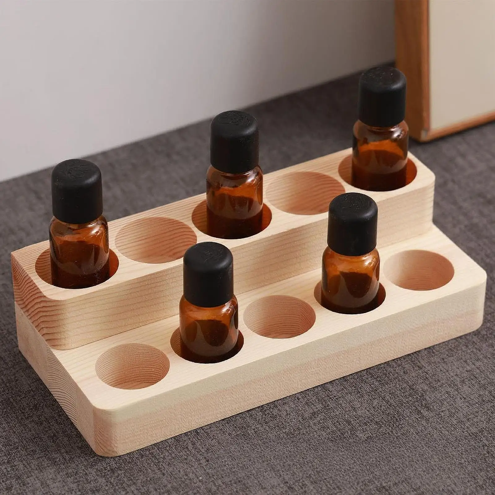 

3 Tiers Nail Polish Holder Oil Display Stand for Studio Tabletop Living Room