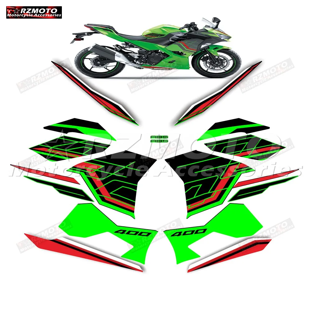 Motorcycle Sticker Body Racing Decorative Fuel Tank Motor Logo Fairing Windshield Helmet Decal For Kawasaki NINJA400