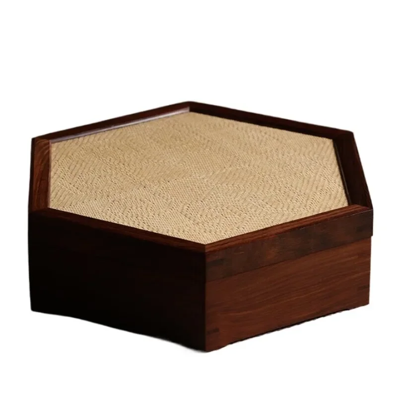 

Mahogany fruit plate Chinese solid wood dried fruit box