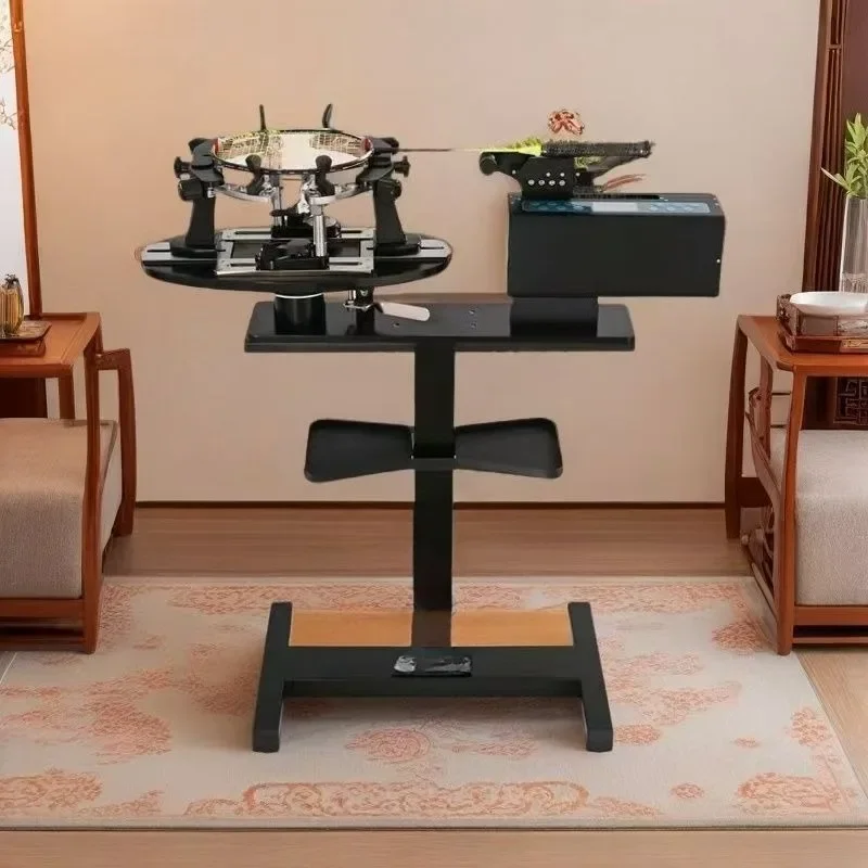 Desktop computer, vertical racket threading machine