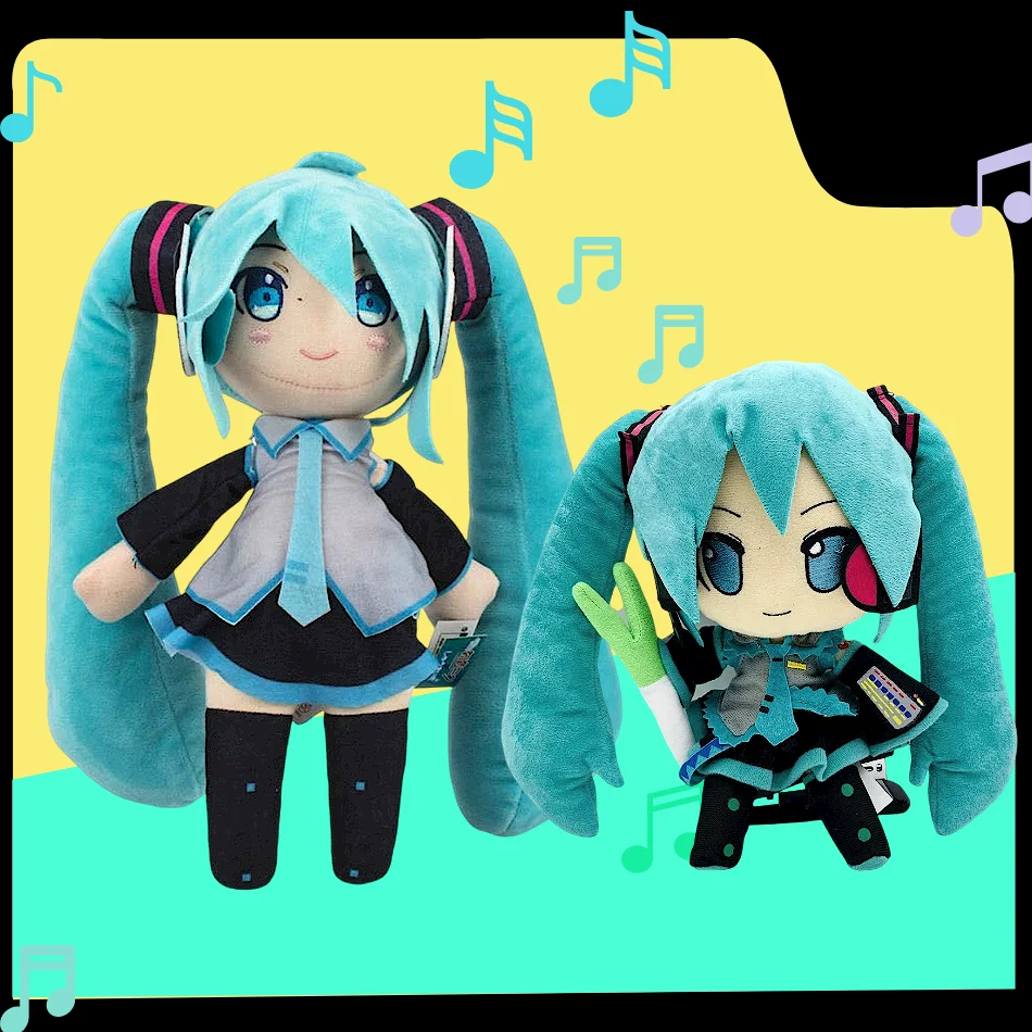 

HOT 25cm Japanese Anime Plush Stuffed Toy Hatsune Miku Plush Doll Soft Pillow Future Doll Cute Christmas Gift For Children！！
