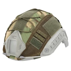 Tactical Helmet Cover with Elastic Cord Camouflage Head Circumference 50-62cm for MH PJ BJ Fast Helmets Accessories