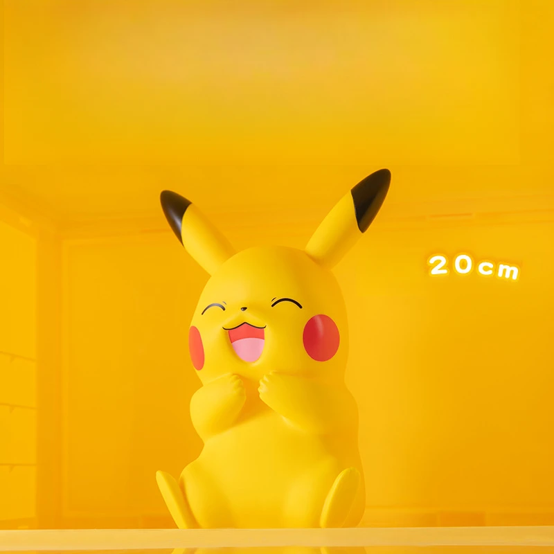 Pokemon Pikachu Piggy Bank PVC Statue Action Figurine Desk Collectible Anime Model Toys Figures Gift