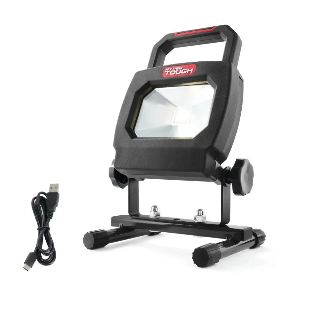 2023  New  1000-Lumen Battery Powered Rechargeable LED Portable Work Light,  Black