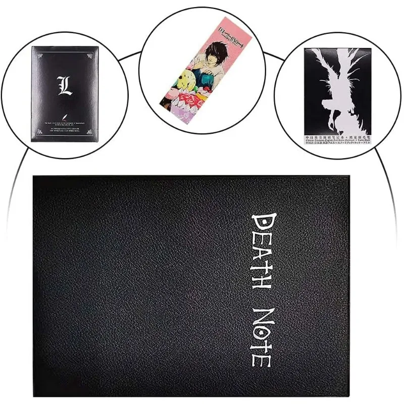 Cosplay Notebook & Feather Pen Book Animation Art Writing Journal Death Note image 3