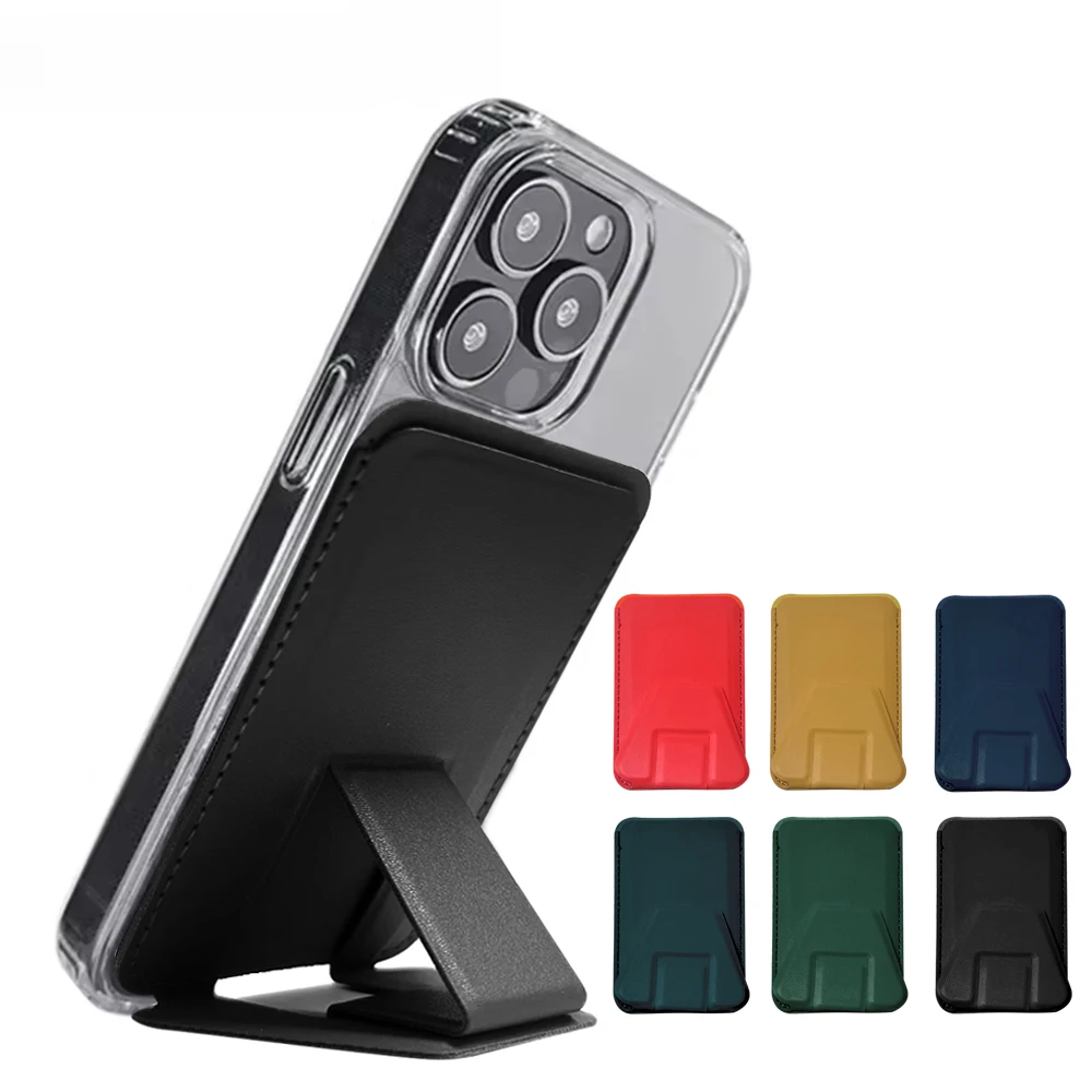 Protable Card Holder Case for iPhone 15 14 13Pro Max Plus for Samsung Galaxy  S22 S23 Ultra Universal Wallet Shells Phone Holder