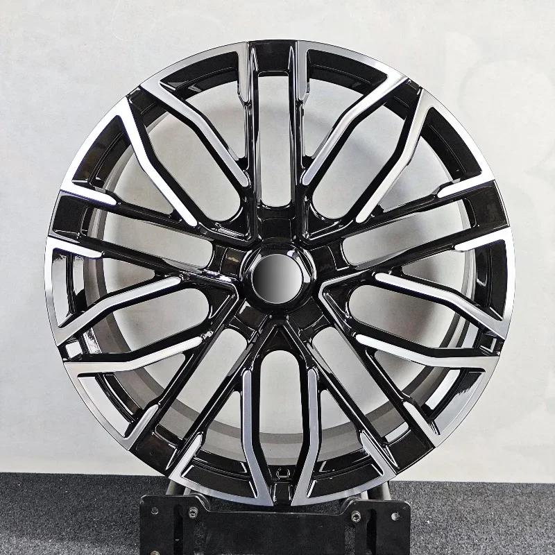 19 20 21 22Inch PCD 5x114.3 5x120 Black Machined Face Forged Car Alloy Wheel Hub for Polar Krypton 007 Zeekr 001 009 for Sale