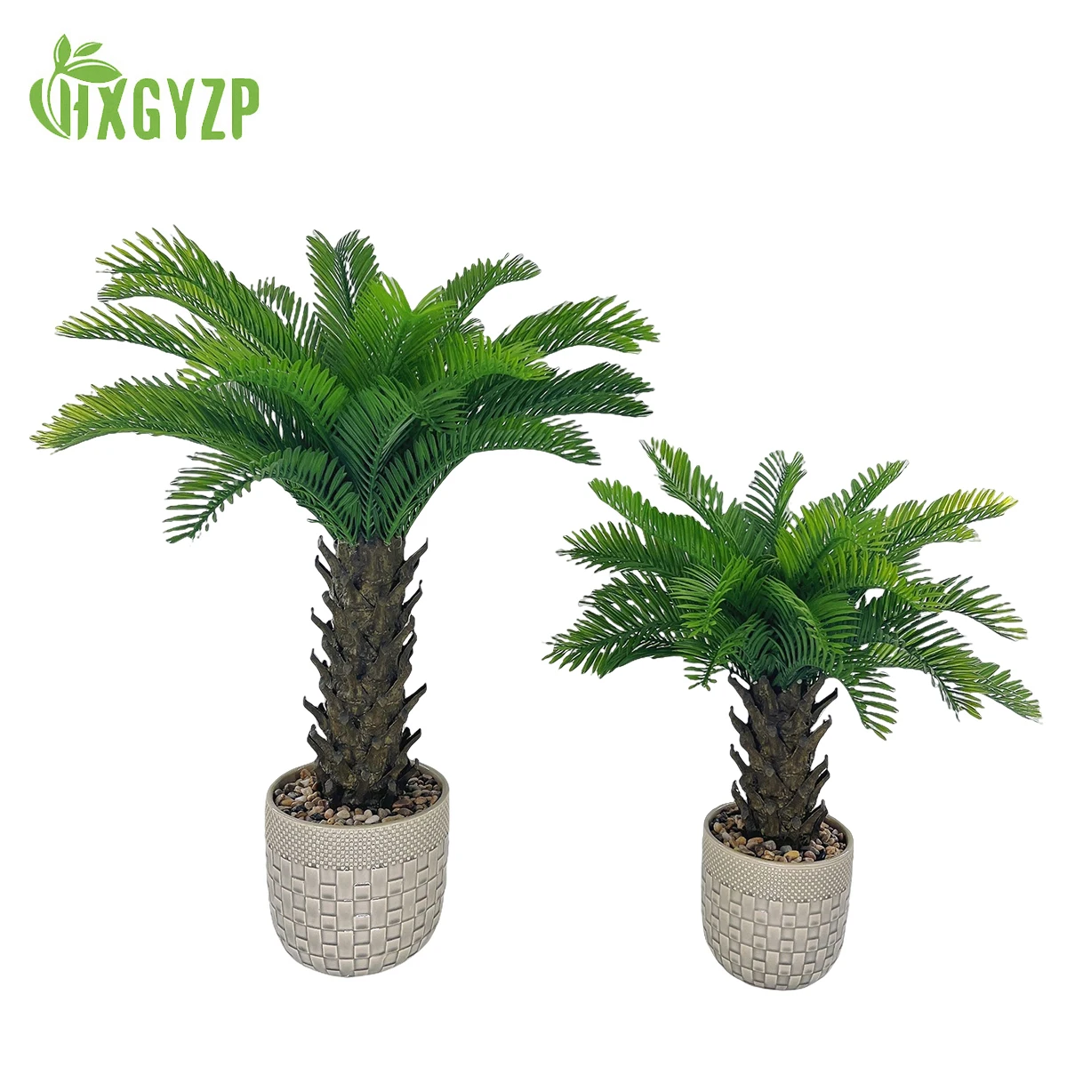 50/70cm Artificial Coconut Tree Potted Plant Tropical Palm Tree Bonsai Decoration For Home Office Indoor Outdoor Fake Plants