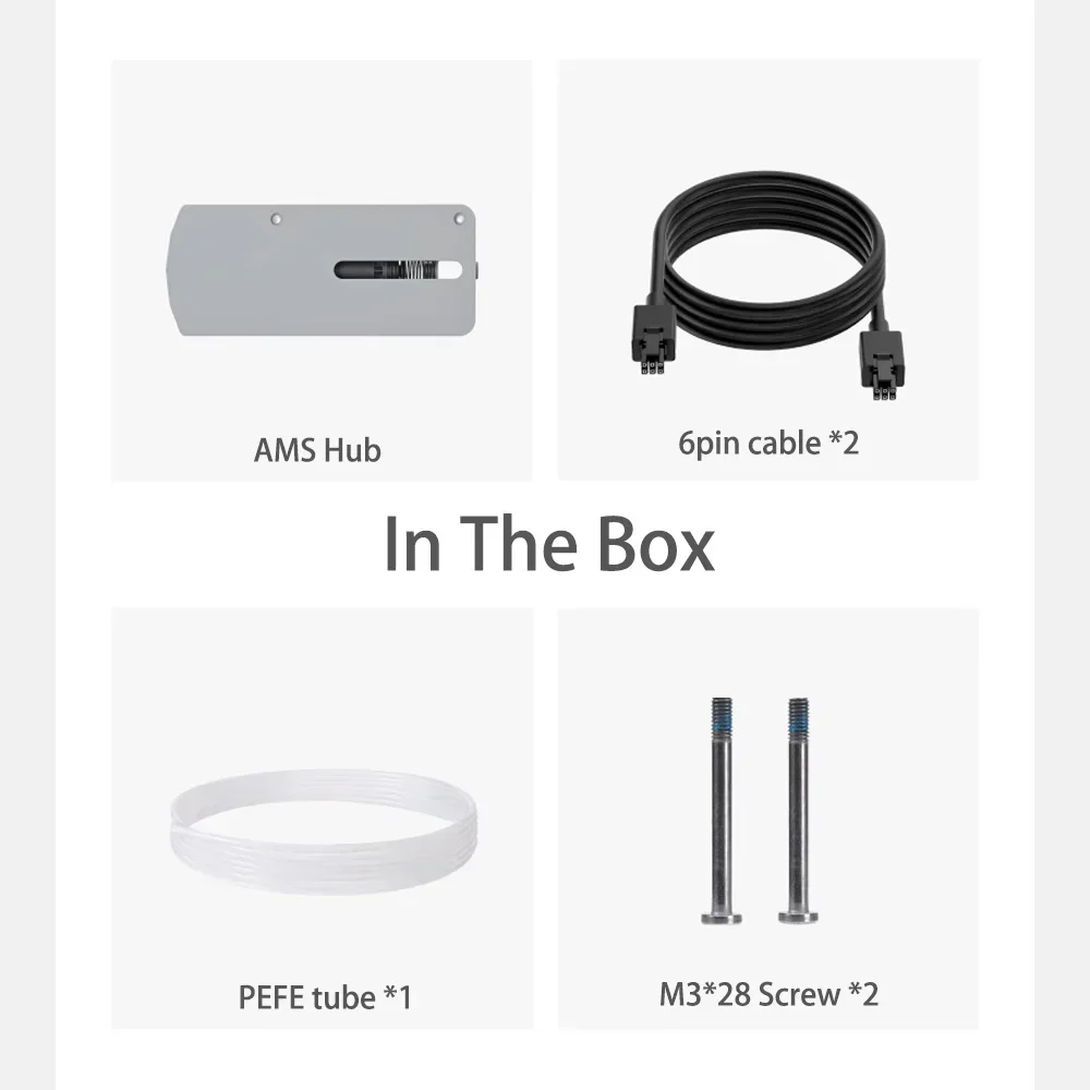 For Bambu Lab Original 3D Printer Material Line Selector AMS Hub AMS Hub Expands Multiple AMS X1/P1 Series Universal