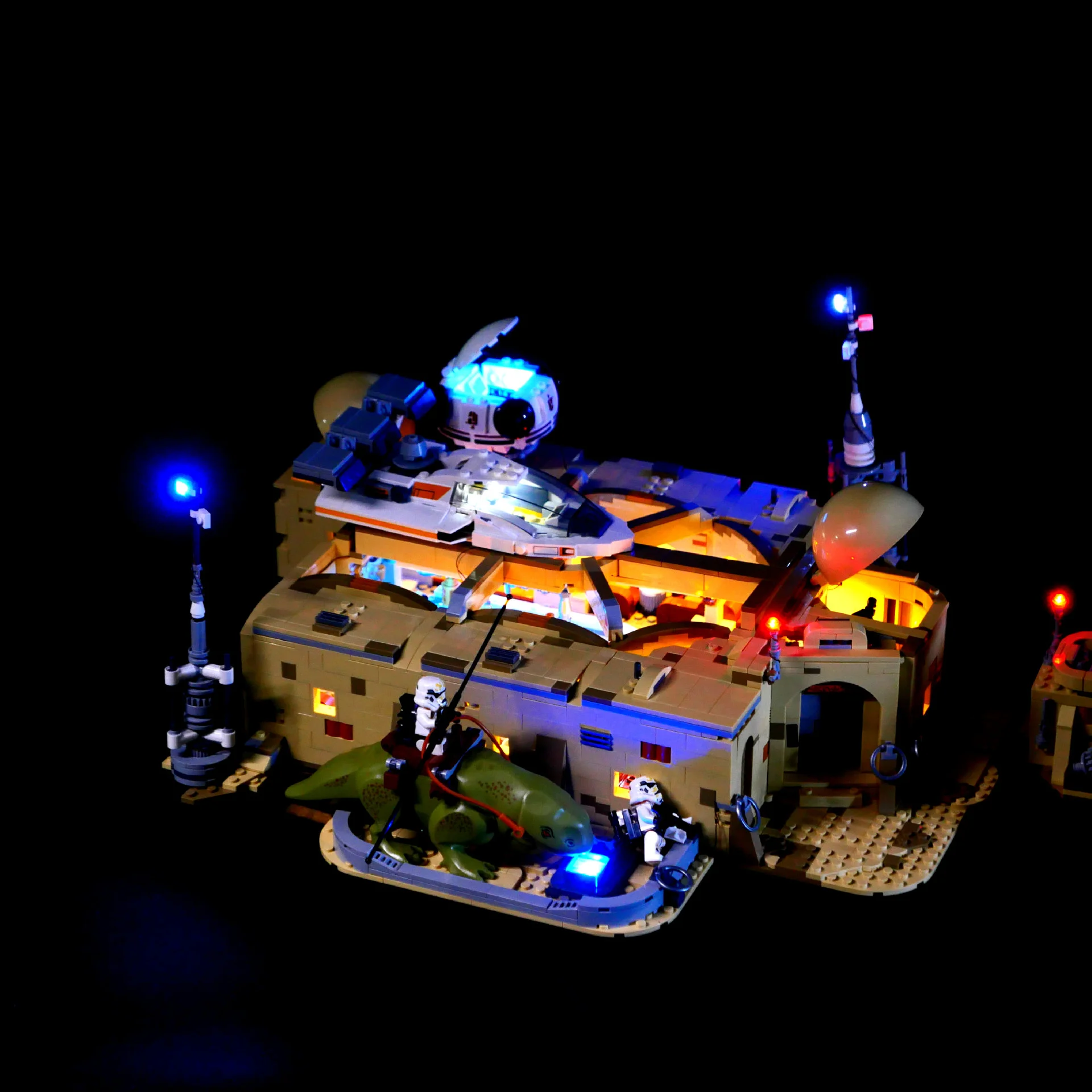 DIY LED-lichtset 75290 Sci Fi Tavern Bouwsteenmodel Decoratieve displayverlichting op afstand Alleen geweldig cadeau voor verzamelaars