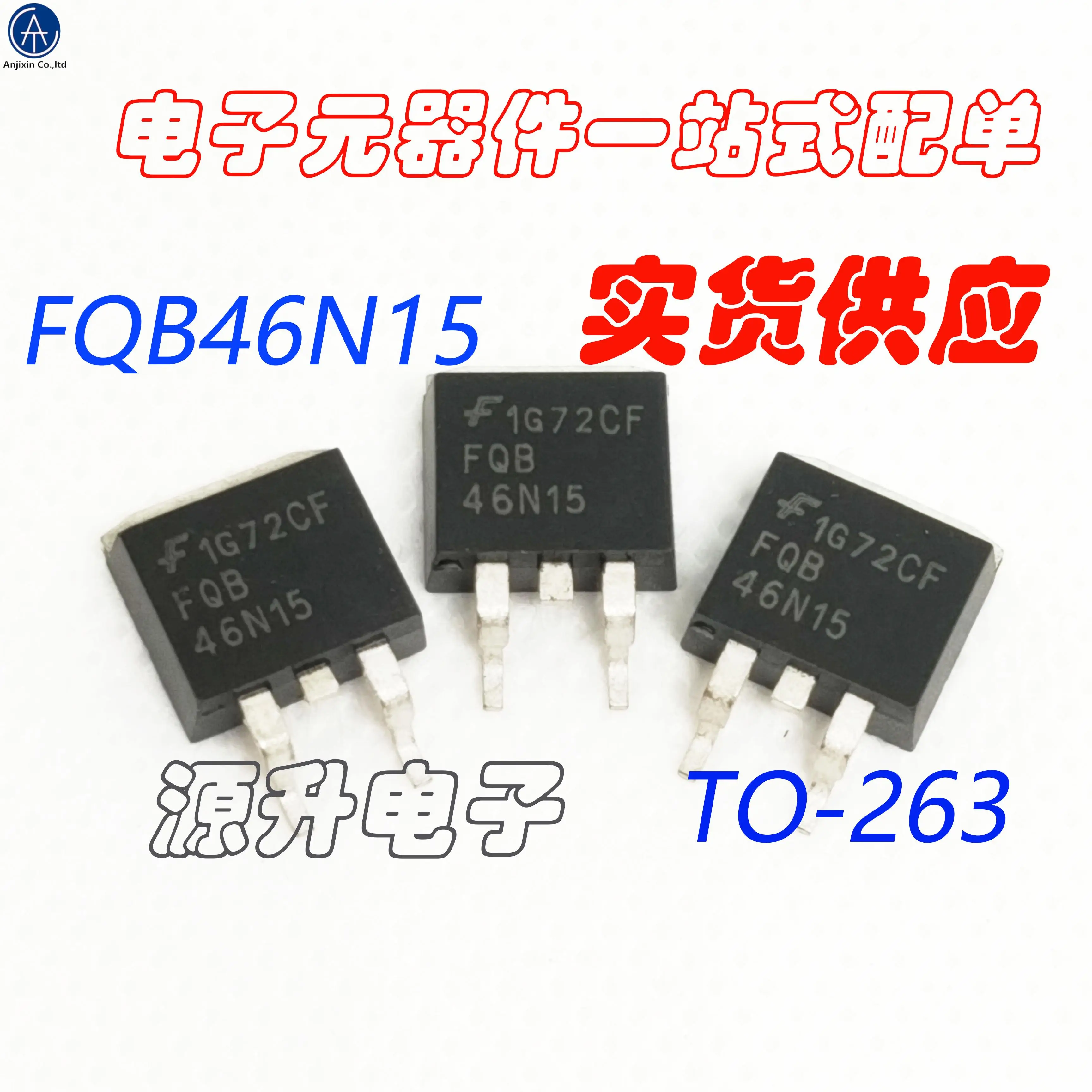 20 Buah 100% Asli Baru FQB46N15/46N15 LCD Digunakan MOS Tabung Patch TO-263