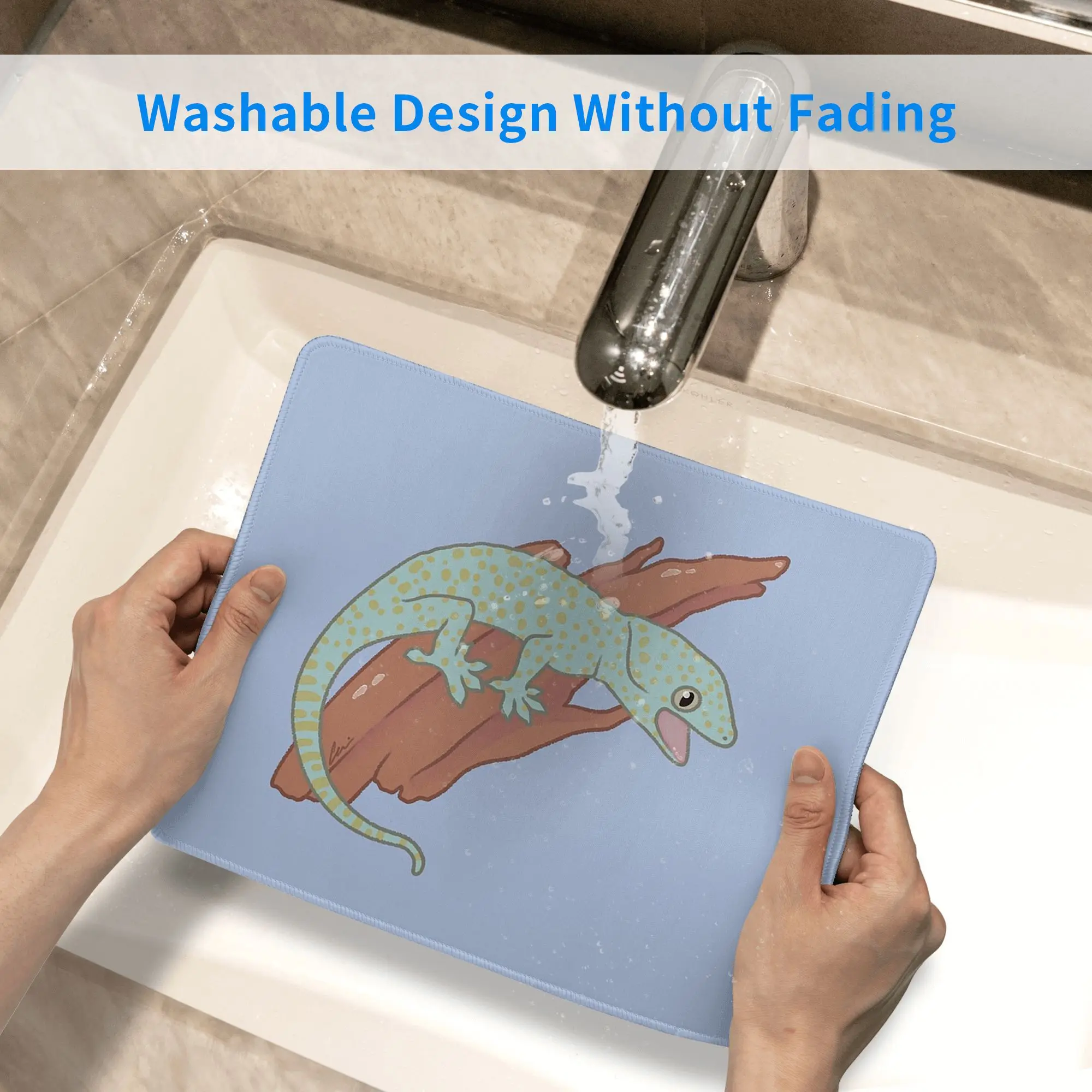 Platinum Tokay Gecko Muismat Computertoetsenbord Muismat Gaming PC Laptop Bureaumat Kantooraccessoires Placemats