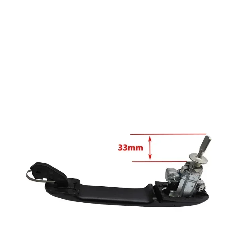 6K0837206 6K0837205 FRONT LEFT RIGHT DOOR HANDLE WITH LOCK BARREL FOR FORD GALAXY 1995-2006 33MM PIN LENGTH