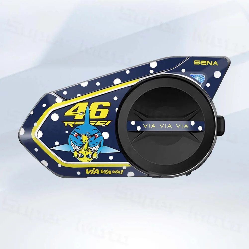 Für SENA 50S Sena 50s Motorrad Helm Bluetooth Headset Schutz Aufkleber Kreative Bluetooth Headset Aufkleber Wasserdicht