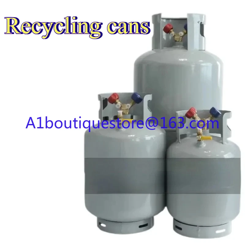 Air conditioning snow cylinder car recycling tank with valve R22R404R407R134