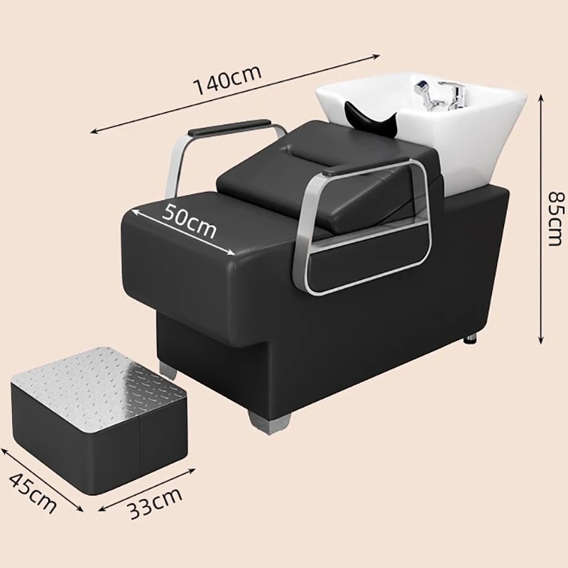 كرسي شامبو فاخر وبسيط وأنيق من Nique كراسي شامبو جمالية حديثة أثاث صالون Silla Para Salón De Belleza #6