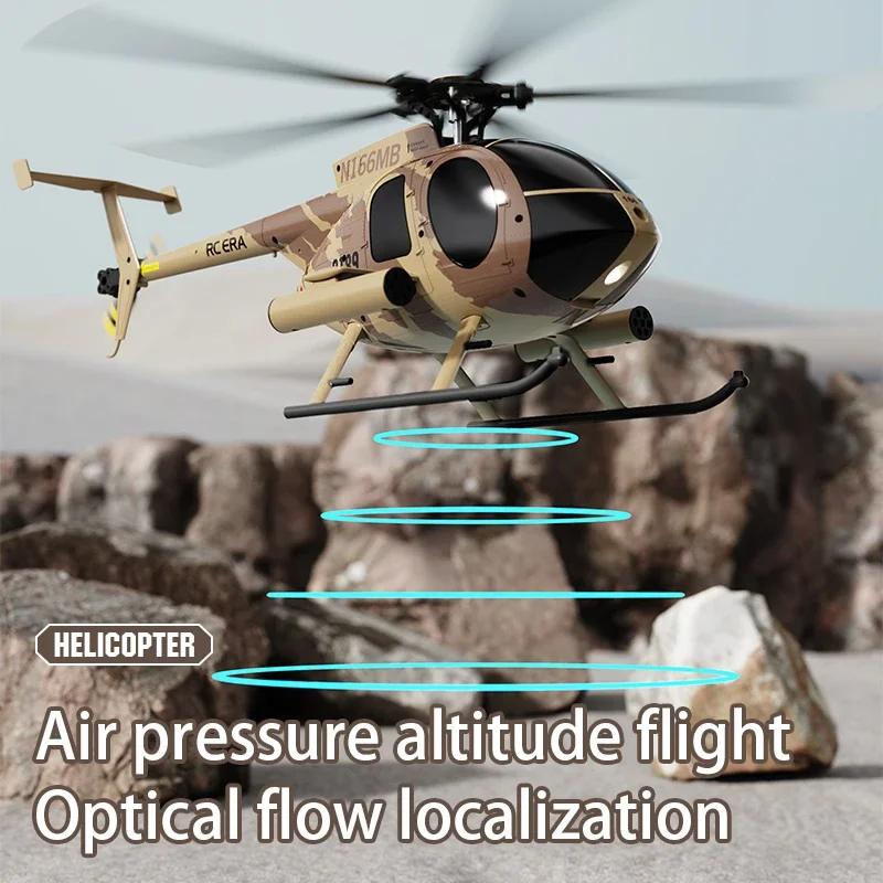 C189 2.4G RC Helicopter 6-Aixs Gyroscope 4CH Altitude Hold Optical Flow Brushless Remote Control Helicopter Toys For Kid Adult