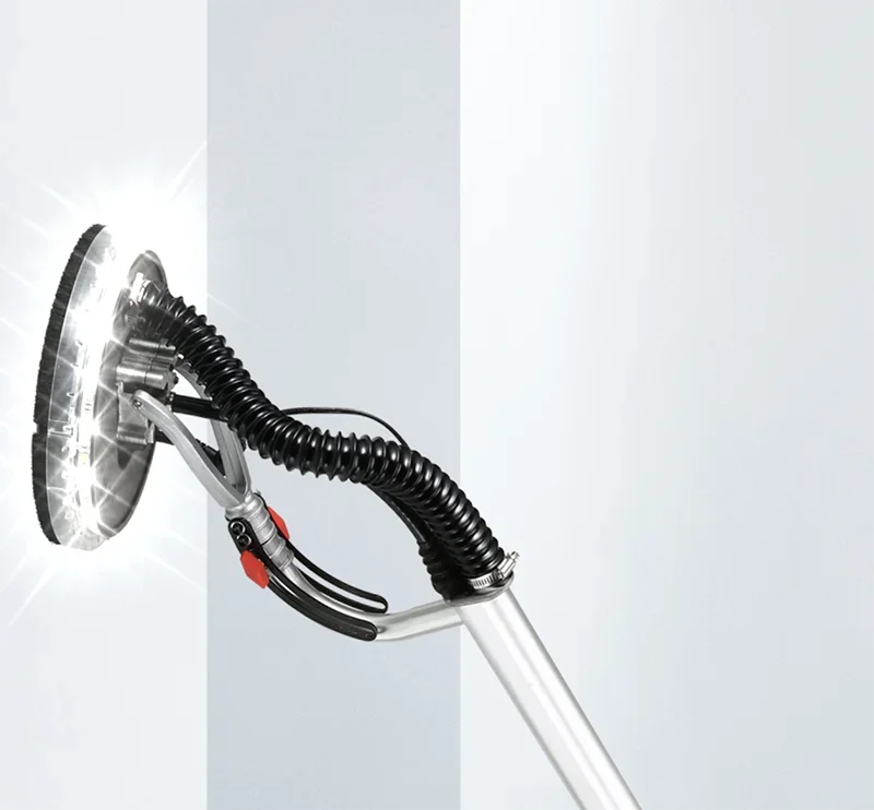 Ultra Light 710W Long Reach Drywall Sander with LED Light, Wall Ceiling Putty Sanding Machine for Home Improvement