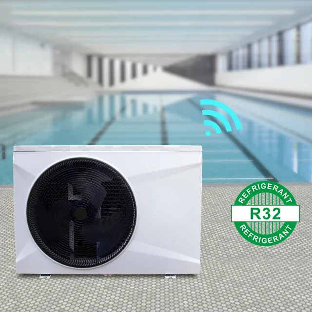 bomba de calor para piscinas YKR Europe R32 WIFI Air Source DC Inverter Swimming Pool Heat Pump Air Water Spa Pool Heater Factor