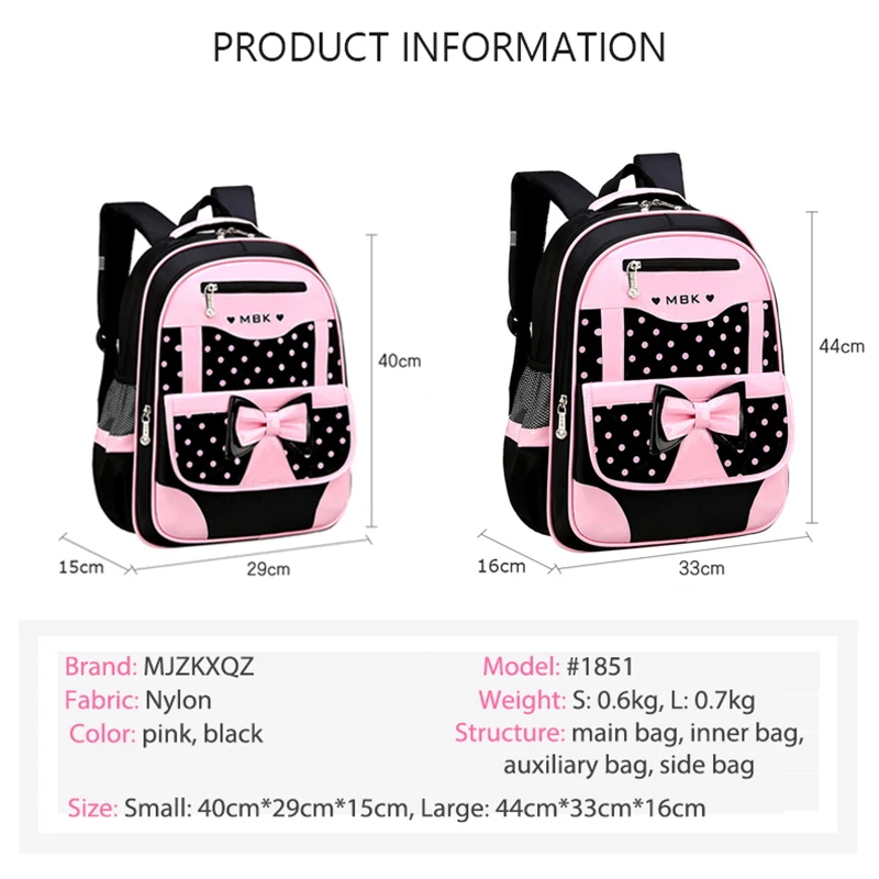 3 Pcs Children School Bags For Girl Korean Cute 1-6 Grade Backpack Set Primary Kid Student Pencil Case Back Pack Handbag Mochila