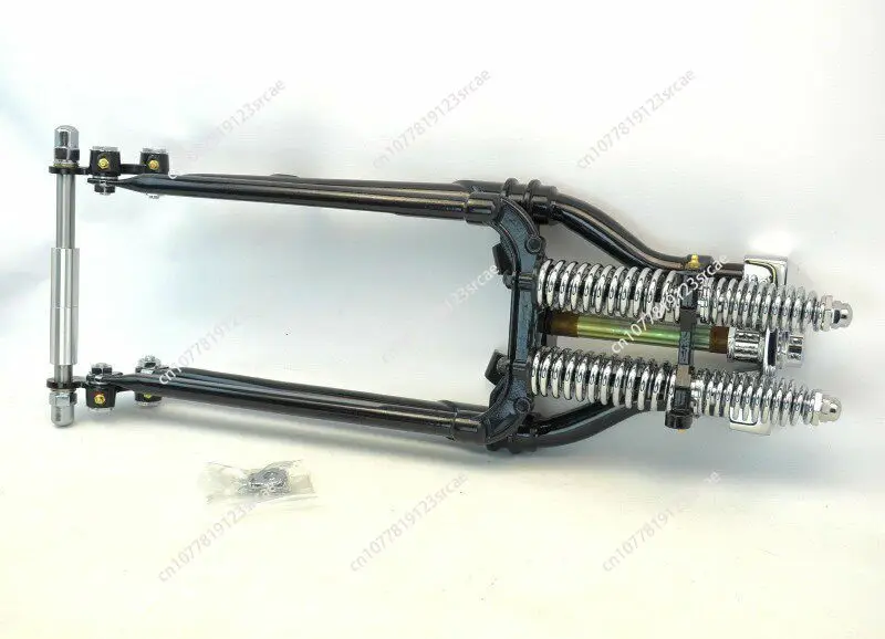 Classic and Vintage Springer Forks and Front Ends TM Choppers Motorcycle Chrome Accessories Springer Front Fork End