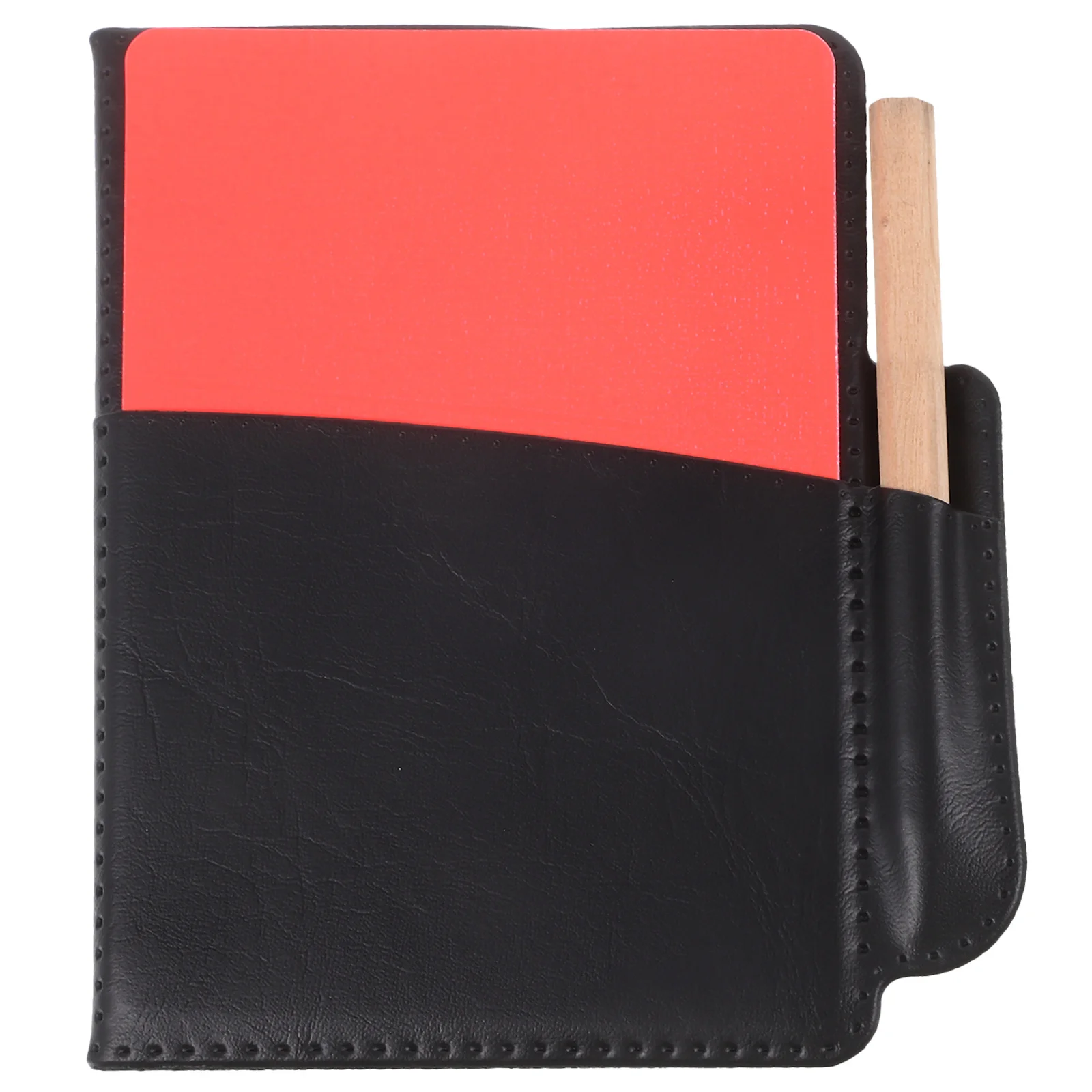 

1 комплект, 1 комплект стандартных карточек футбольного рефери, портативный многофункциональный комплект, ручка, красный, желтый, аксессуары для матчей, оборудование для командных видов спорта