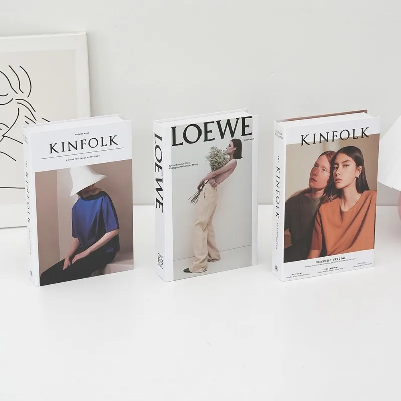 Fashion Fake Books Decoration Books Magazines Simplicity Simulation Books Creative Photography Props Books Model Book Boxes