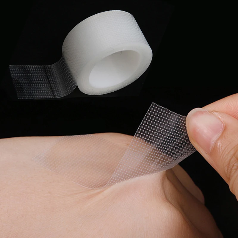 9.1M/roll Breathable Grid Transparent Tape Curved Healing Patches Wound Strips  PE Dressing Adhesive Plasters Bandages