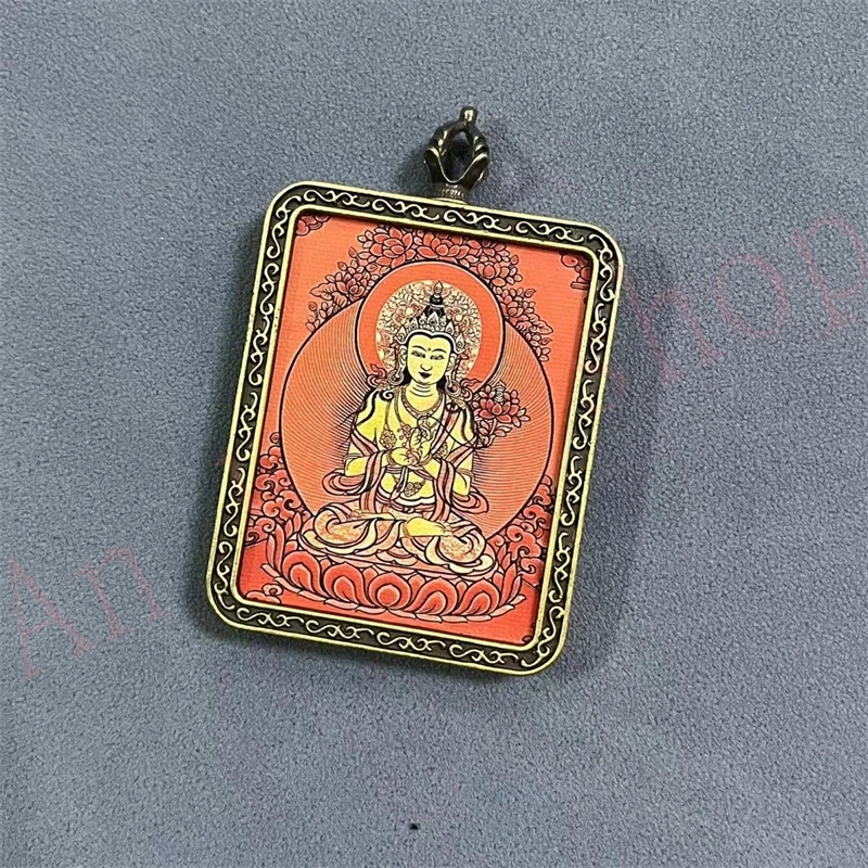 

Tangka pendant, twelve zodiac Buddha, talisman pendant, men's and women's styles