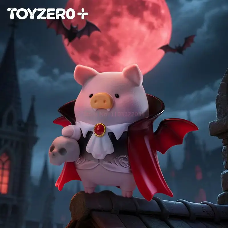 لولو الخنزير المعلب سلسلة الهالوين مجموعة صناديق أعمى مصاص دماء المومياء فرانكنشتاين اليقطين الوحش عمل الشكل الاطفال هدية الكريسماس #5