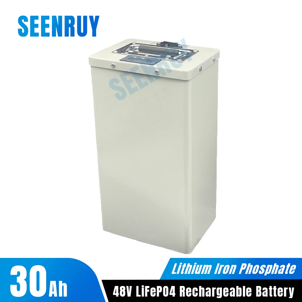 48V 30Ah Lifepo4 Battery Pack Lithium Iron Phosphate Built-in BMS for 300w 500w 800w 1kw  Electric motorcycle+Charger