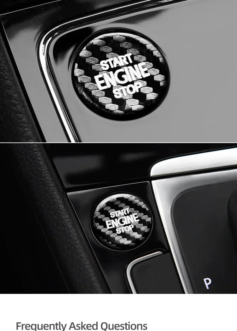 Alcantara-Zierleiste für Volkswagen Golf 8 MK8 2021 2022 2023 Motorstart-Stopp-Knopf, Tuning-Auto-Innenausstattung Zubehör – Detail 21