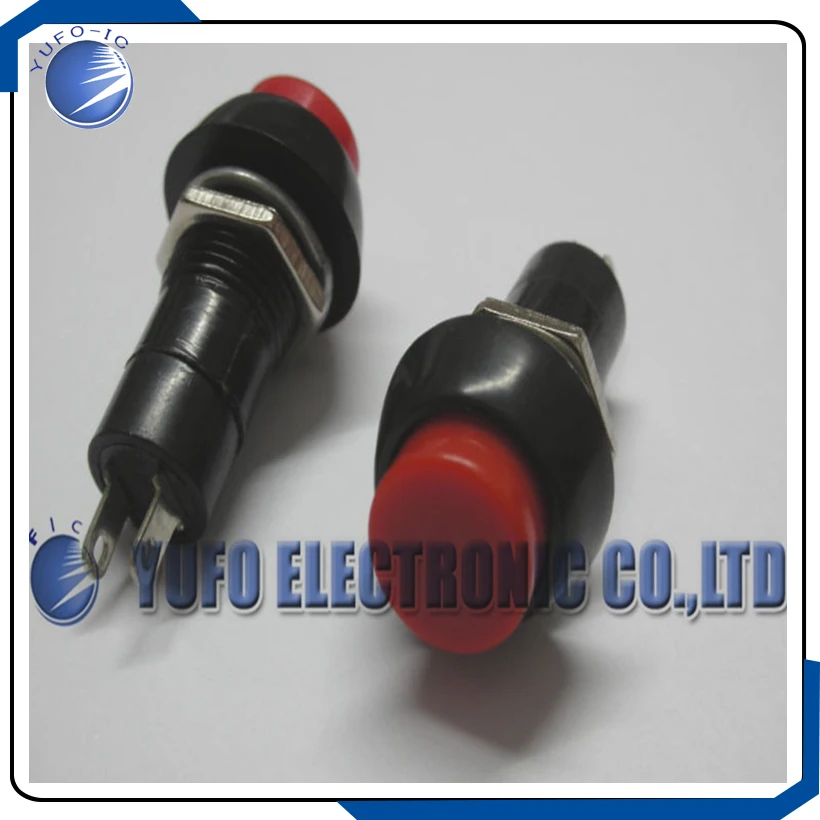 

Бесплатная доставка, один лот, 50 шт., мгновенные кнопочные переключатели SPST OFF-ON, R12A