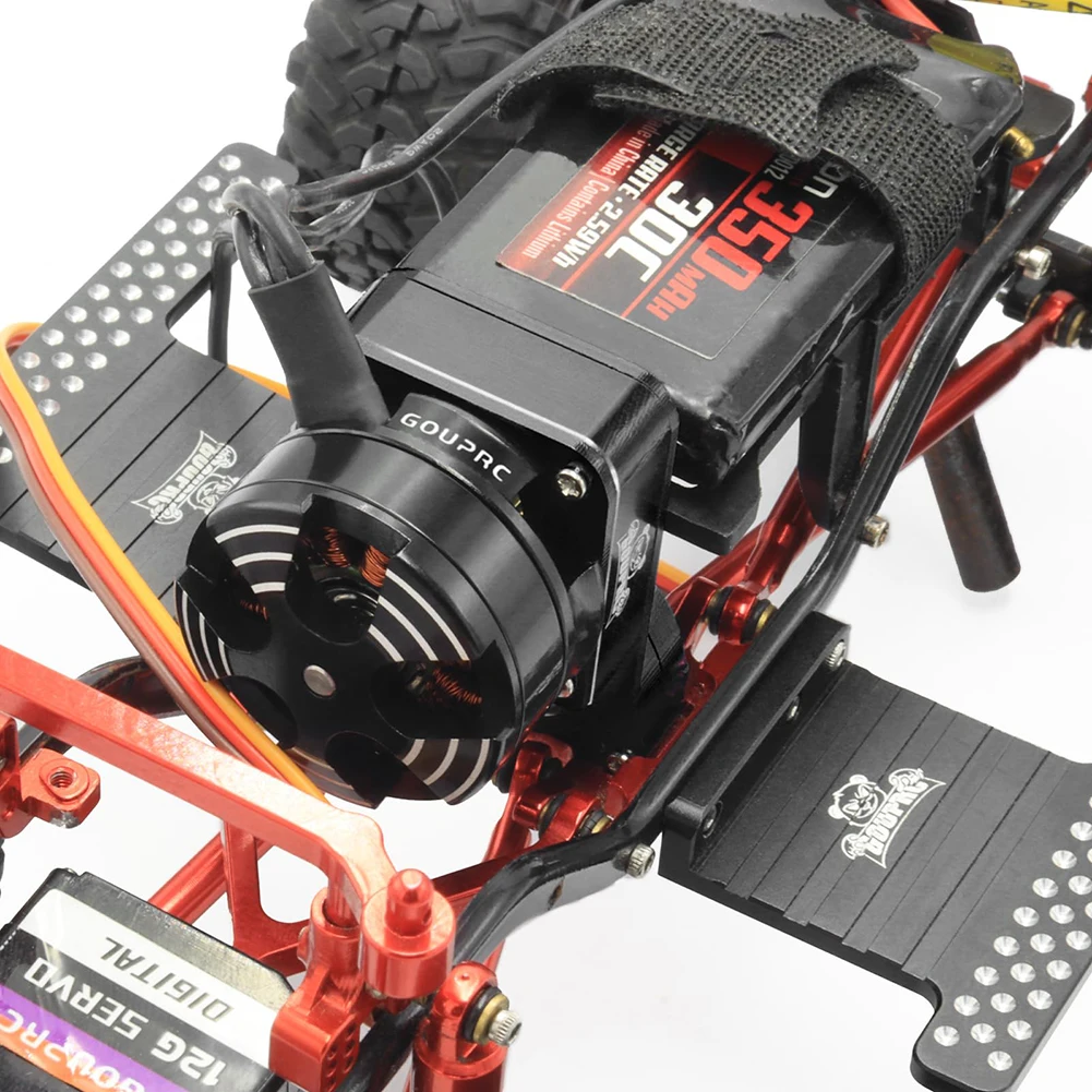 

Бесщеточный мотор 2204 2400KV с трансмиссией и бесщеточным регулятором скорости 30A для радиоуправляемого краулера 1/24 Axial SCX24 (модернизация)