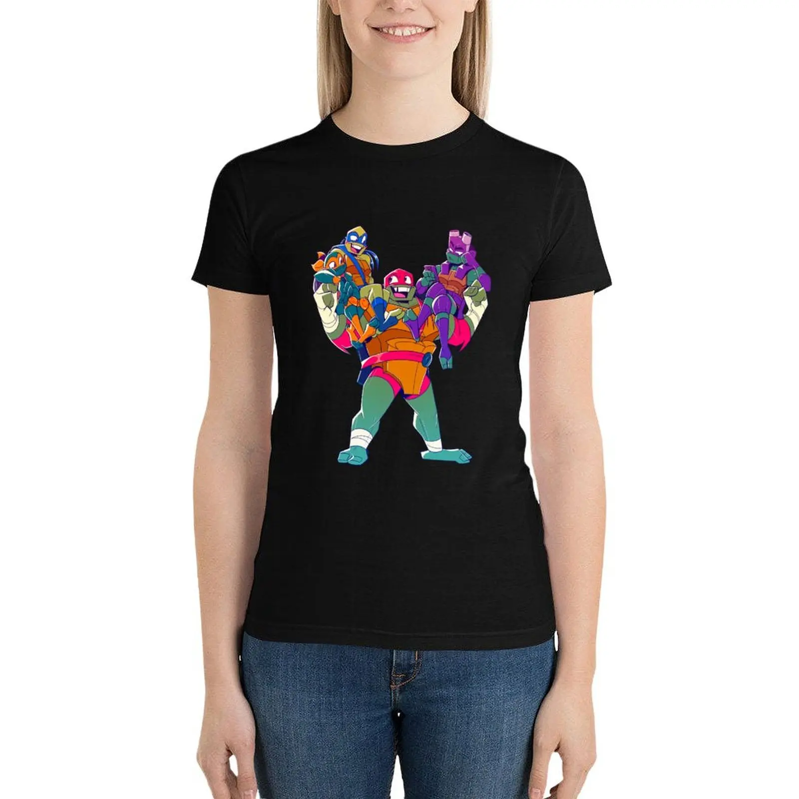 

Oh Raph is so strong I love him T-Shirt female kawaii clothes tshirts woman